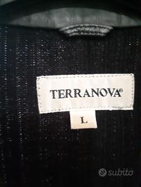 maglia  lana con pelle