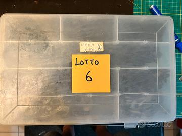 lotto 6 silicone,gomma,bass, esche,artificiali
