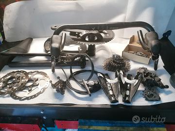kit completo shimano 105 meccanico + accessori