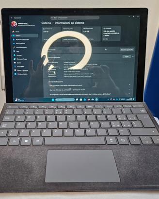 Microsoft Surface Pro 7+i5 11th Gen-8GB RAM-256GB