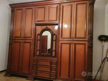 Mobili camera da letto con armadio, comodini comò