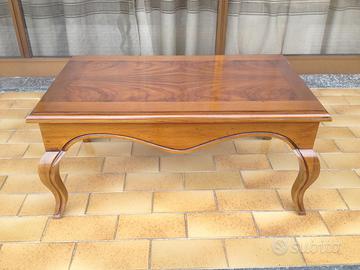 Tavolino da caffè in noce e piuma di noce