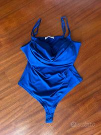 body blu scollo a cuore