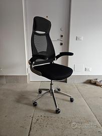sedia da scrivania / ufficio. base 5 razze