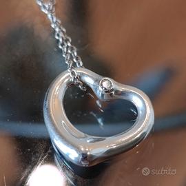 Tiffany &co collana con cuore Elsa Peretti 
