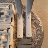 Supporti bianchi per mensole 10 pz 