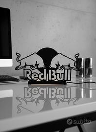 Logo Red Bull silhouette lampada led