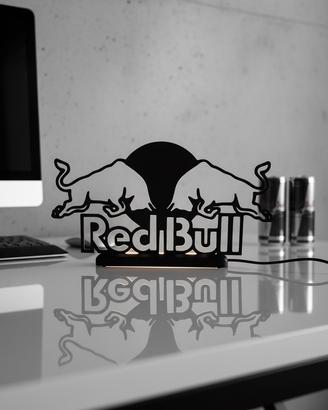Logo Red Bull silhouette lampada led