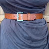 Cintura marrone pelle