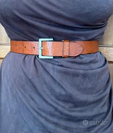 Cintura marrone pelle