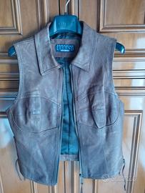Gilet donna in pelle 