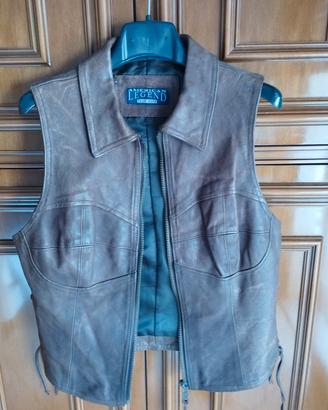 Gilet donna in pelle 