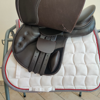 Sella inglese completo/salto NUOVA