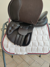 Sella inglese completo/salto NUOVA