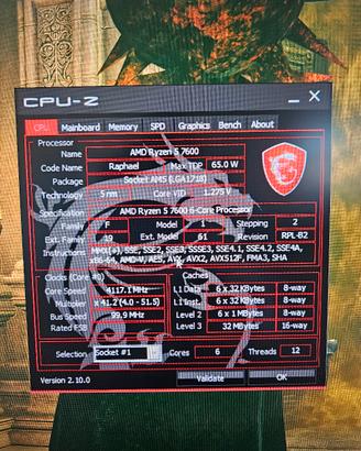ryzen 5 7600 + artic freezer 36 nero