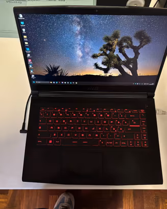 Notebook  MSI GF63 – Intel i7, 32GB RAM, GTX 1650