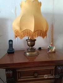 Coppia Abat-jour Vintage Ottone