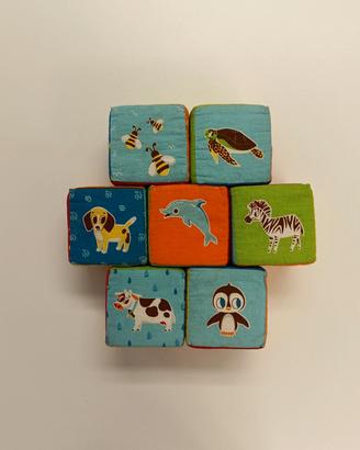 Cubi sensoriali Montessori 8 pezzi