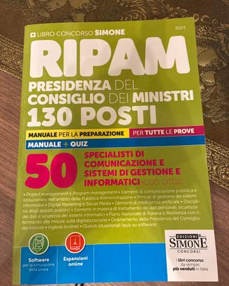 Libro concorso presidenza del consiglio