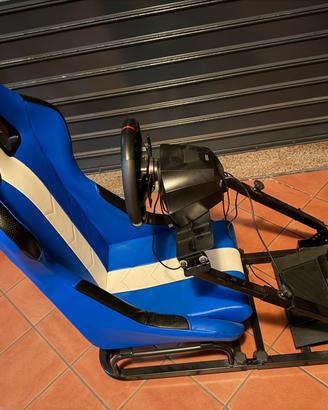 Postazione Sim Racing M2 Gammec + Volante Hori