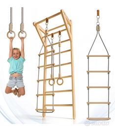 Spalliera ginnastica multi attività bambini