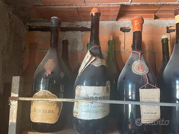 Bottiglioni vino anni ‘70