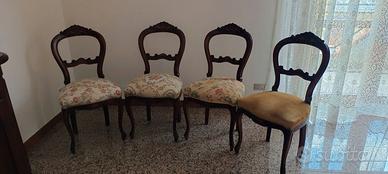 Titolo: Set 4 Sedie Vintage Stile Classico