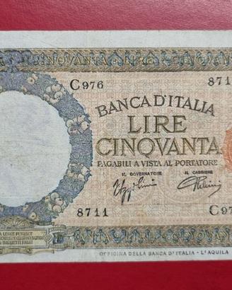 banconota 5 lire del 1942