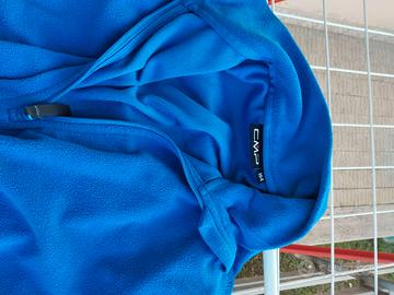 Maglia in pile CmP Tg. 164 (S), colore azzurro