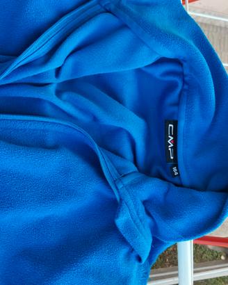 Maglia in pile CmP Tg. 164 (S), colore azzurro