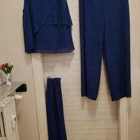 completo elegante pantalone+blusa+ pashmina