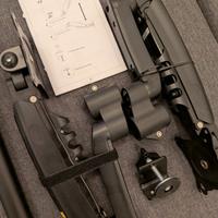 Sostegno doppio  monitor 27' idraulico 