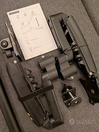 Sostegno doppio  monitor 27' idraulico 