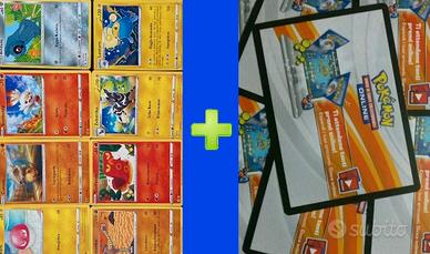 Pokémon GCC: 500 carte e 300 carte codice TCGO