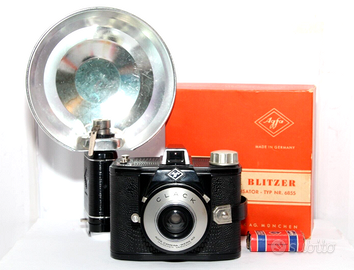 AGFA CLACK Fotocamera Vintage FORMATO 120 6x9 Foto