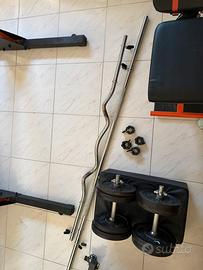 KIT PESI COMPLETO – 98 KG + BILANCIERI E MANUBRI