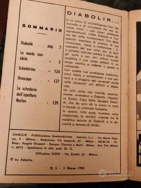 Diabolik seconda serie originale del 2965 numero 5