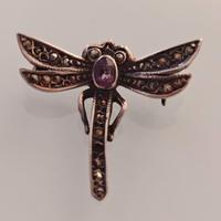 SPILLA IN ARGENTO 925 STILE VINTAGE ANTICO