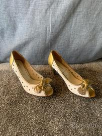 Ballerine in vero cuoio