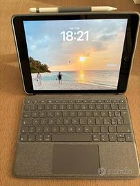 iPad 9ª gen + Apple Pencil + Logitech Combo Touch