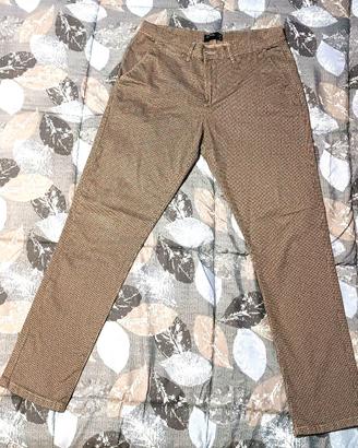Pantaloni Chino Terranova Pied de Poule -Taglia 46