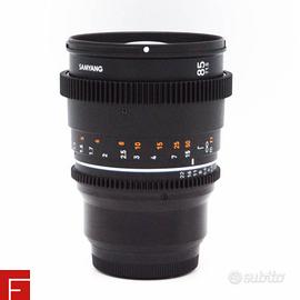Usato Samyang 85mm f/1.5T VDSLR MK2 Fuji X 19708