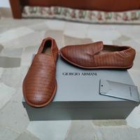 scarpe uomo pelle Giorgio Armani 