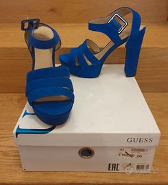 Scarpe guess 2024 blu elettrico