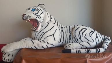 Tigre peluche gigante bianca