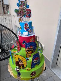 Torta scenografica Super Mario