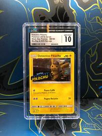 Detective Pikachu SM190 Gradata CGC Gem Mint 10