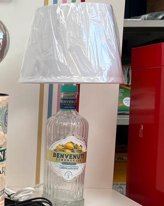 Lampada con bottiglia Benvenuti Limoncello