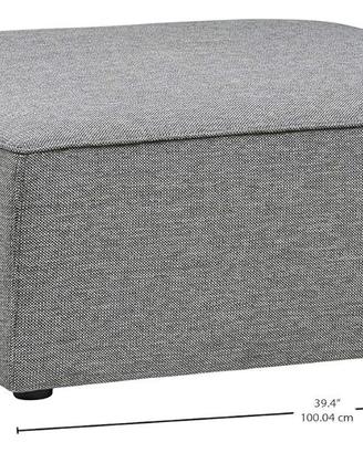 Pouf grande, ottomana poggiapiedi modello Audrey
