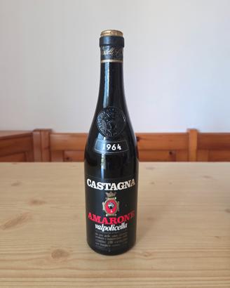 Bottiglia di Amarone Valpolicella Castagna 1964
